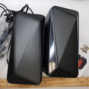 USB Powered / Bluetooth 2.0 Computer Speakers Pulsing & LED Flame Lights